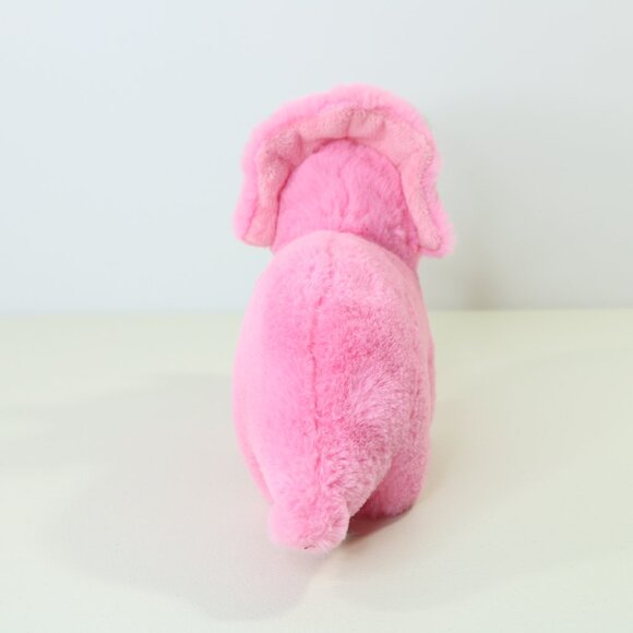 Aurora World Eco Nation Pink Triceratops Dinosaur Soft Plush Stuffed Animal Toy - Picture 4 of 12